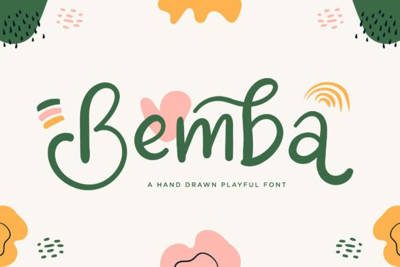 Bemba: A Playful Hand-Drawn Display Font That Adds Warmth to Real Business Branding