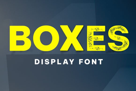 Boxes: A Vintage Display Font That Makes Your Headlines Stick