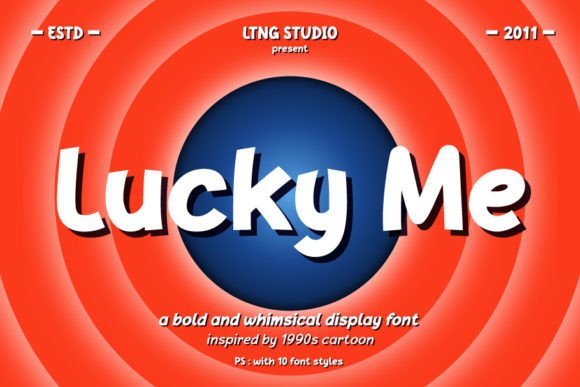 Lucky Me: A Whimsical Display Font for Editorial Joy