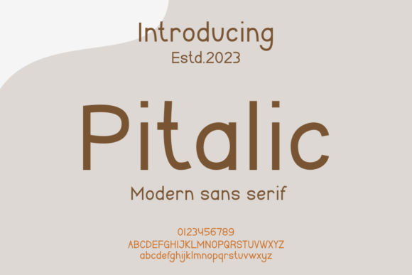 Pitalic: A Display Font That Makes Your Headlines Instantly Recognizable