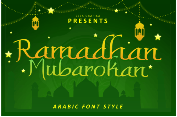 Ramadhan Mubarokan: A Thoughtful Display Font for Islamic Digital Branding